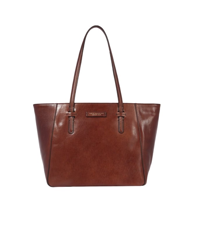 The Bridge - Borsa a spalla shopper in pelle Diana