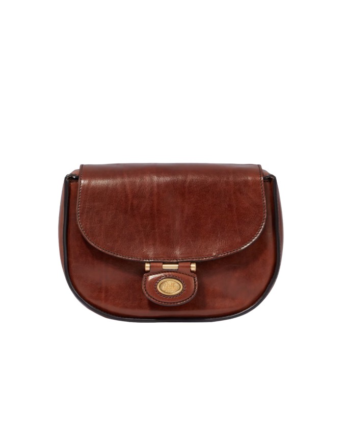 The Bridge - Borsa a tracolla in pelle con patta Dora