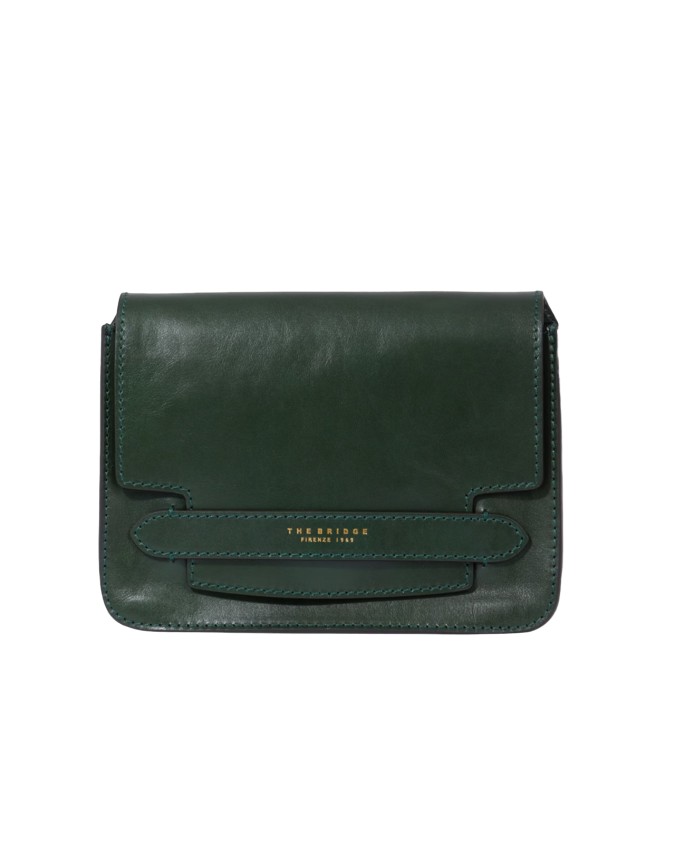 BORSE DA DONNA The Bridge - Borsa a tracolla in pelle con patta