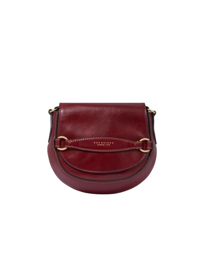The Bridge - Borsa a tracolla media in pelle con patta Bettina