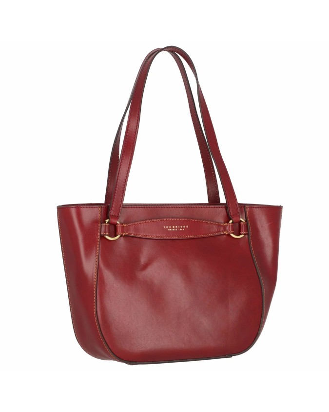 The Bridge - Borsa shopping con doppio manico in pelle Bettina