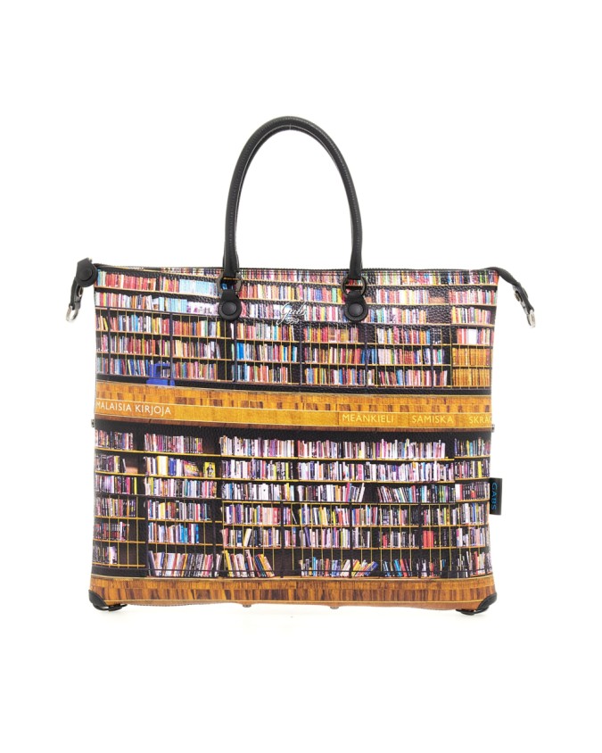 Gabs - Borsa trasformabile in pelle Tg L Holiday Bull Black