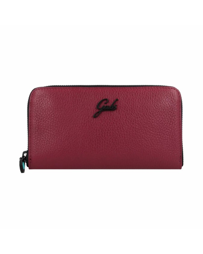 Gabs - Portafoglio donna zip around in pelle Gmoney17 Bull Black