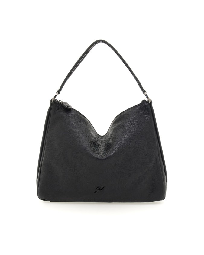 Gabs - Borsa a spalla in pelle Tg L Calliope Tube Black