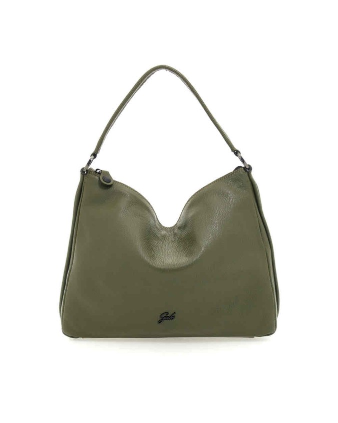 Gabs - Borsa a spalla in pelle Tg L Calliope Tube Black