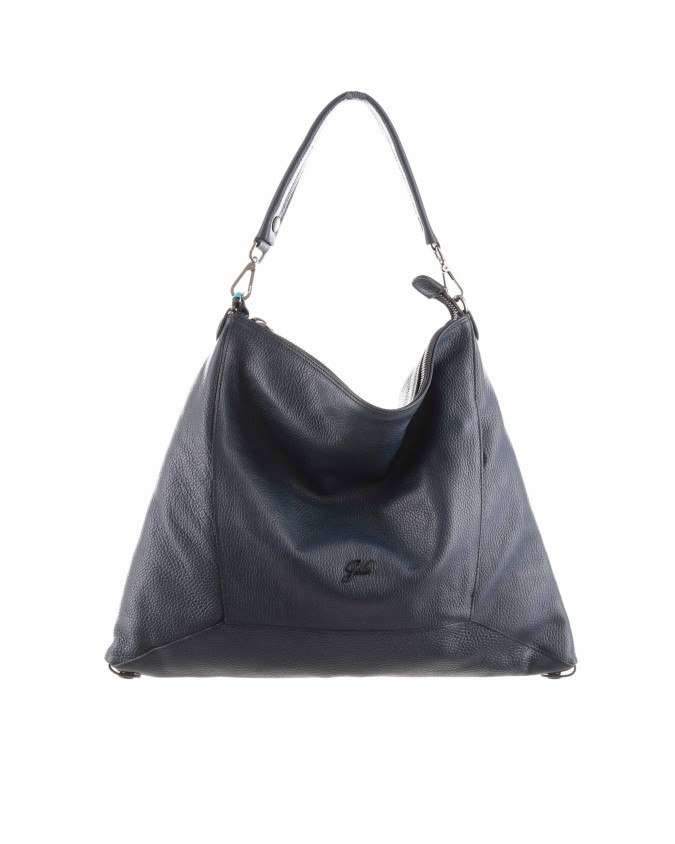 Gabs - Borsa a spalla in pelle Kendall Tg L Bull Black