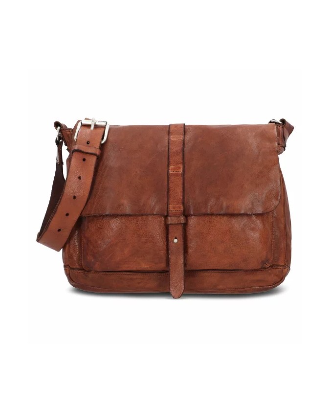 Campomaggi - Borsa a tracolla messenger grande in pelle
