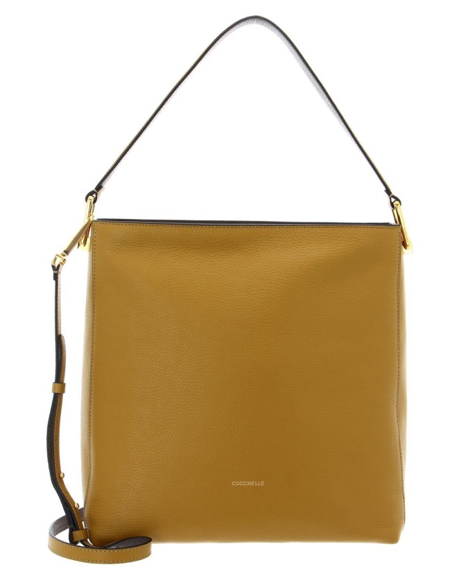 Coccinelle - Borsa hobo con tracolla in pelle granulata Liya