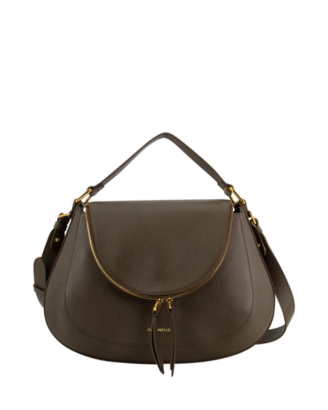 Coccinelle - Borsa a mano e a tracolla in pelle Medium Sole
