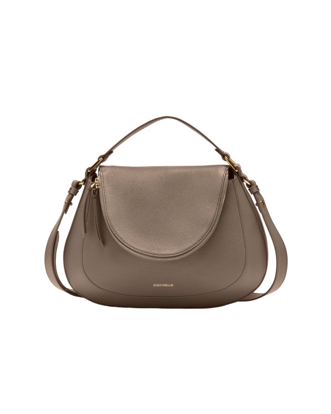 Coccinelle - Borsa a mano e a tracolla in pelle Medium Sole