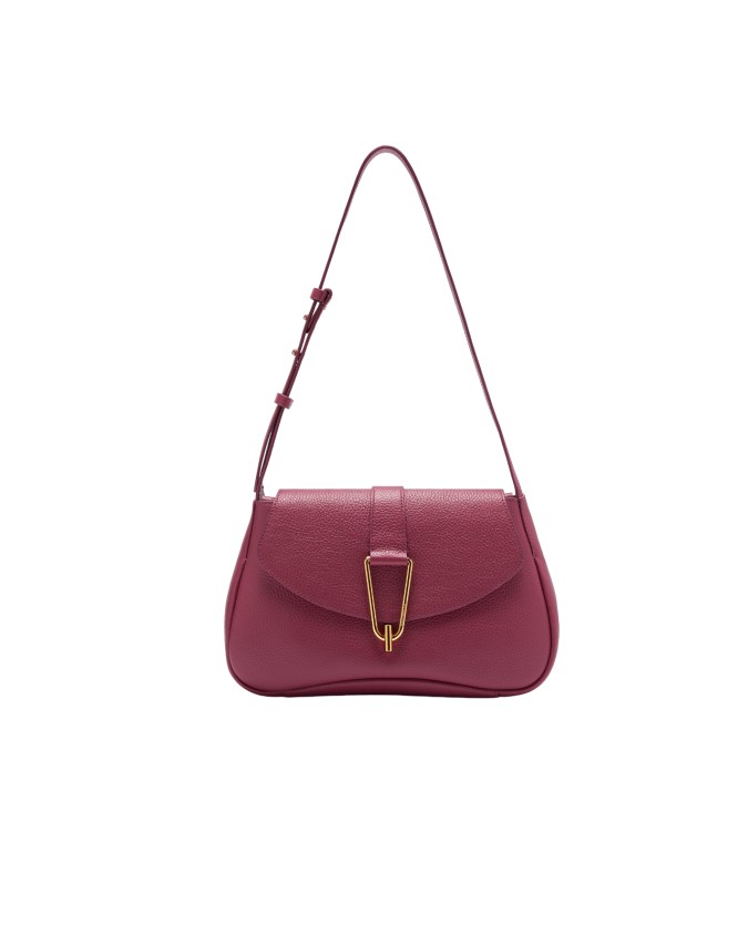 Coccinelle - Borsa a spalla in pelle con patta Medium Himma