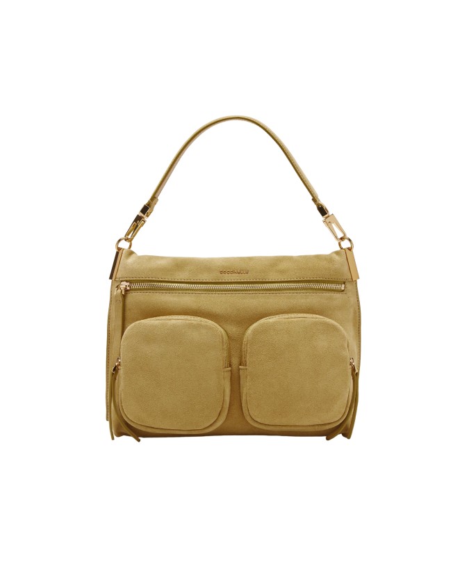 Coccinelle - Borsa a spalla in pelle scamosciata Medium Hyle Suede
