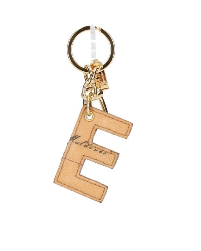 Alviero Martini Prima Classe - Portachiavi Charm Lettera E Geo Classic