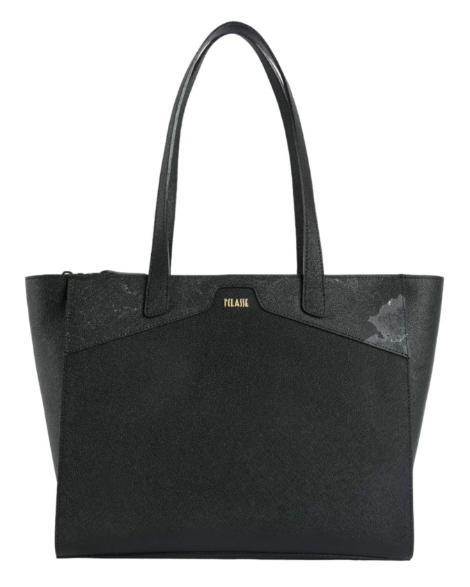 Alviero Martini Prima Classe - Borsa shopping grande con inserto Geo Night Glam City