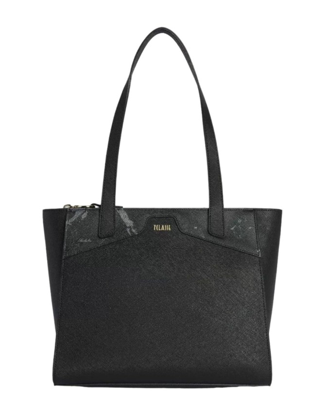 Alviero Martini Prima Classe - Borsa shopping media con inserto Geo Night Glam City