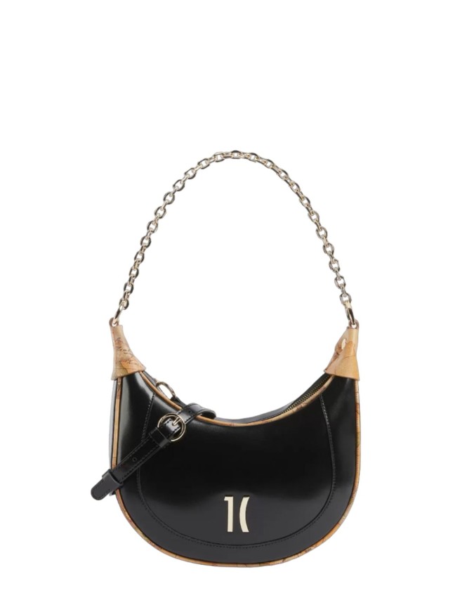 Alviero Martini Prima Classe -  Borsa Hobo in pelle con catena Celeb Bag