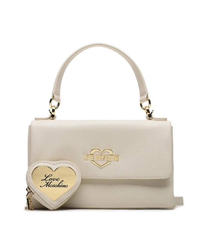 Love Moschino - Borsa a mano con tracolla media in ecopelle