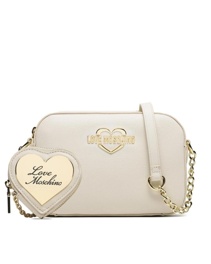Love Moschino - Borsa a tracolla piccola in ecopelle con logo