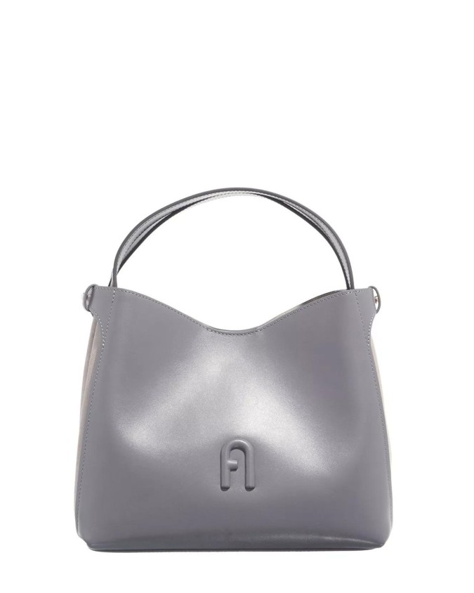 Furla - Borsa Hobo in pelle liscia e scamosciata S Primula