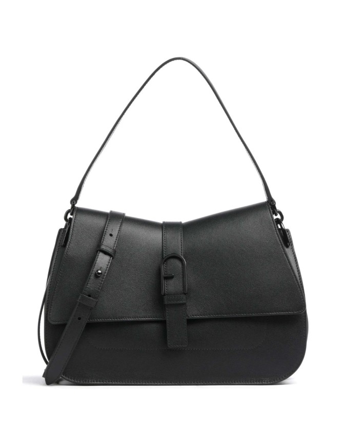 Furla - Borsa a mano con tracolla in pelle L Flow