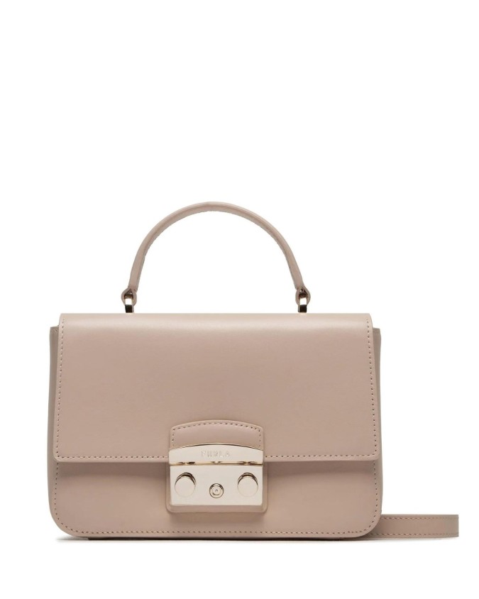 Furla - Borsa a mano mini in pelle con tracolla Metropolis