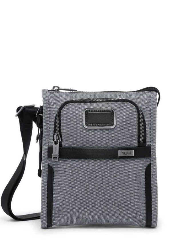 Tumi - Borsa a tracolla uomo slim in nylon balistico Alpha 3