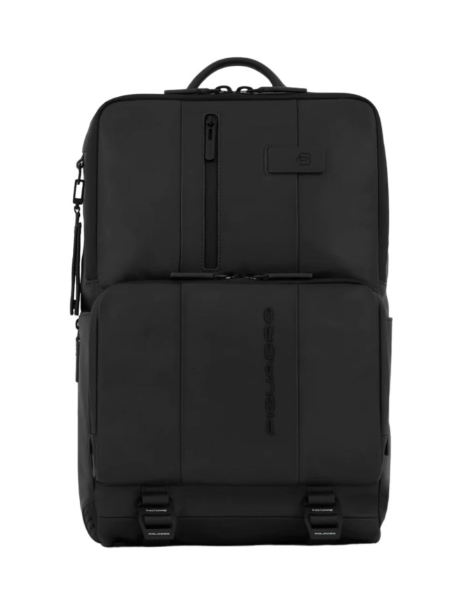 Piquadro - Zaino in pelle porta pc 15,6" con schienale traspirante Urban