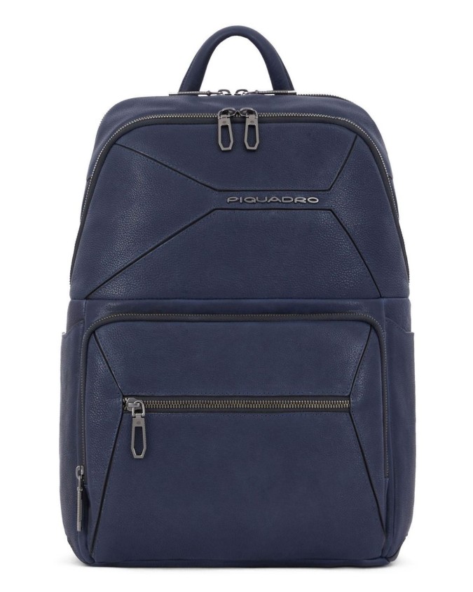 Piquadro - Zaino Uomo porta pc 14" con due tasche laterali aperte