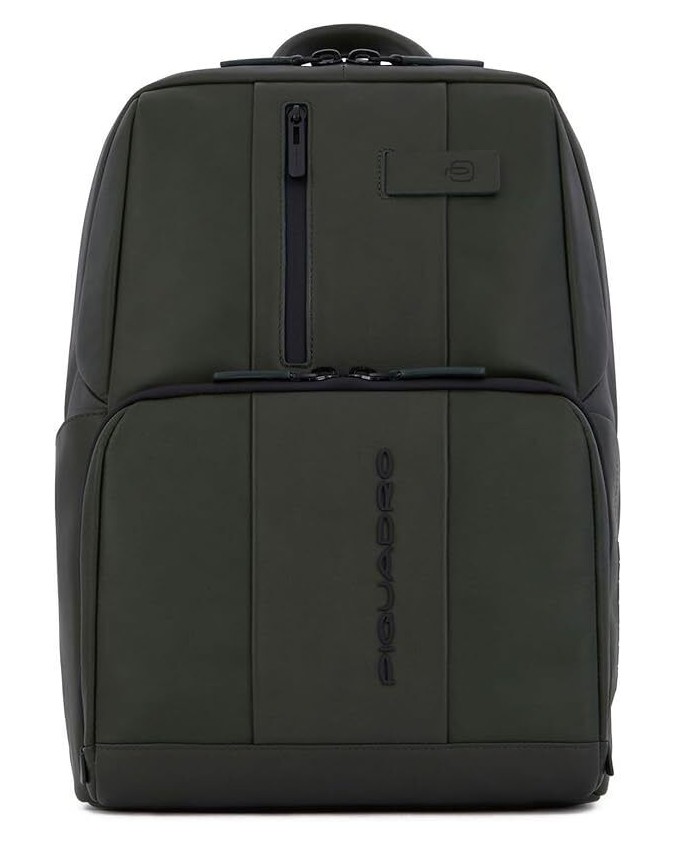 Piquadro - Zaino  in pelle porta PC 14'' e porta iPad Urban