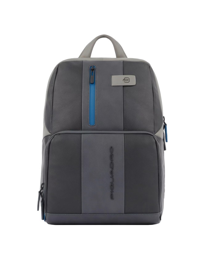 Piquadro - Zaino  in pelle porta PC 14'' e porta iPad Urban