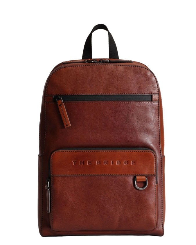 The Bridge - Zaino piccolo in pelle porta pc 13'' in pelle Damiano