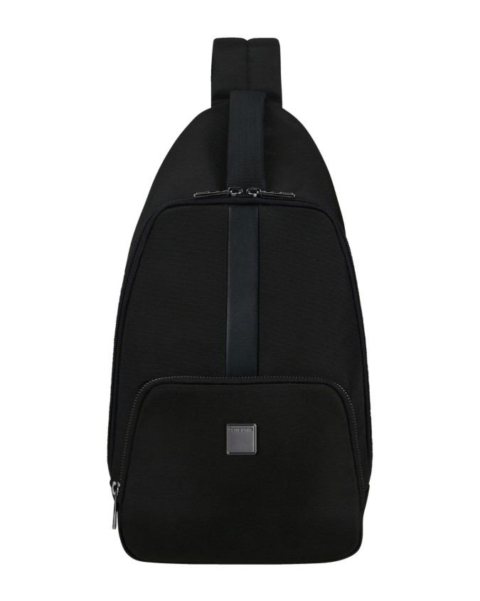 Samsonite - Borsa mono spalla in poliestere riciclato M Sacksquare