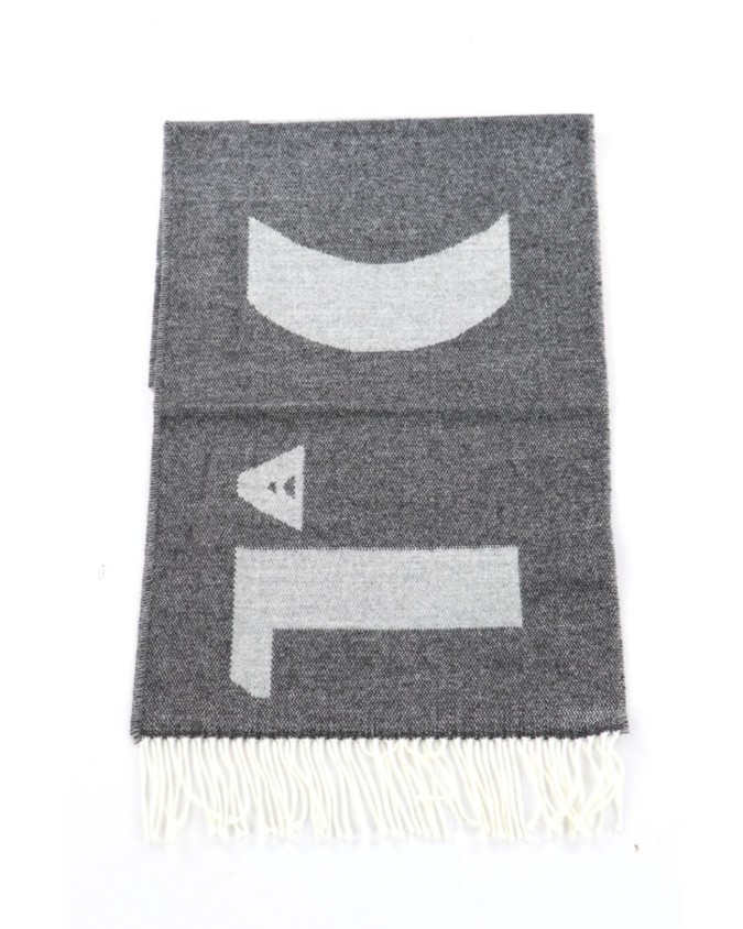 Alviero Martini Prima Classe - Sciarpa donna in tessuto acrilico Logo grande