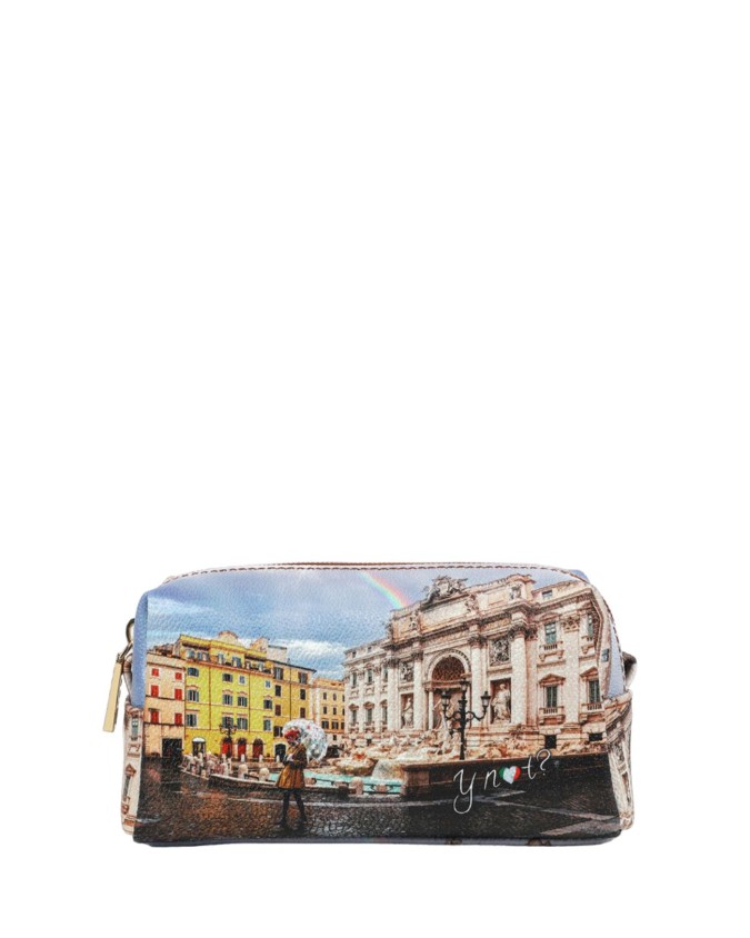 Ynot - Beauty case in ecopelle stampata Yesbag