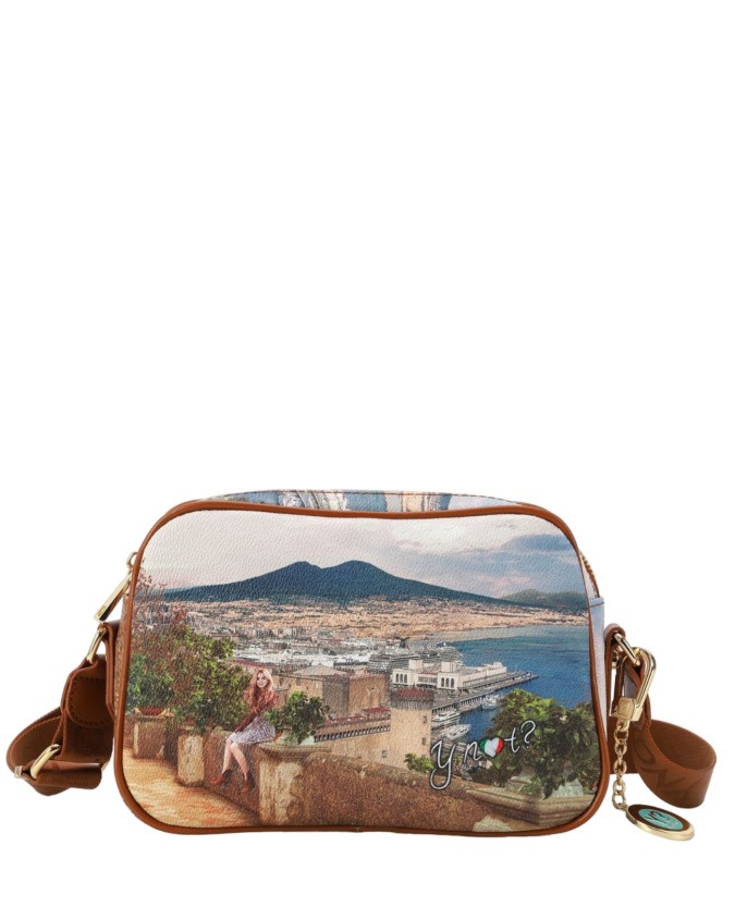 Ynot - Borsa a tracolla camera bag in ecopelle stampata Yesbag