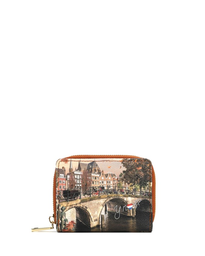 Ynot - Portafoglio mini in ecopelle stampata Yesbag