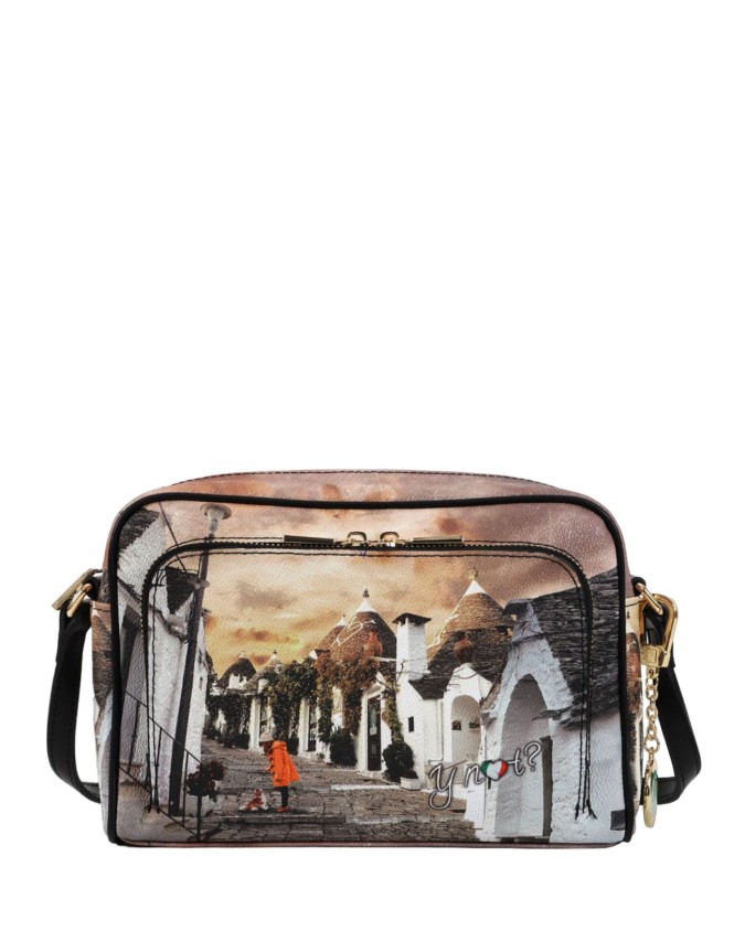 Ynot - Borsa a tracolla camera bag con tasca esterna Yesbag