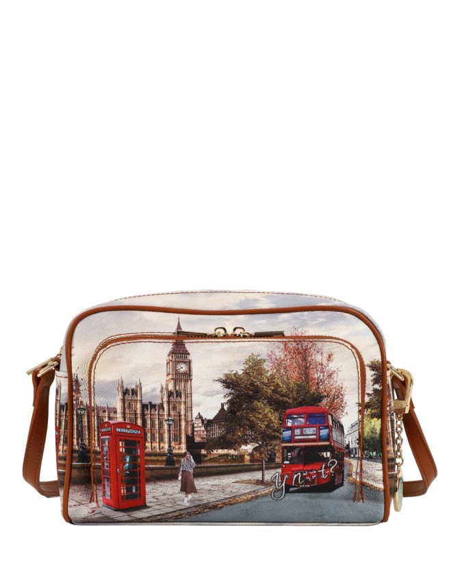 Ynot - Borsa a tracolla camera bag con tasca esterna Yesbag
