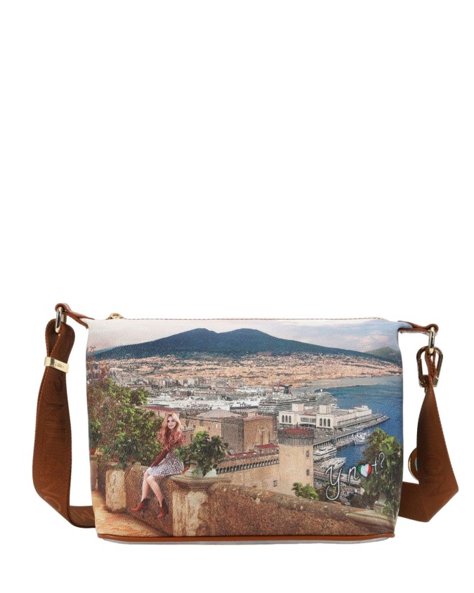 Ynot - Borsa hobo bag piccola in ecopelle stampata Yesbag