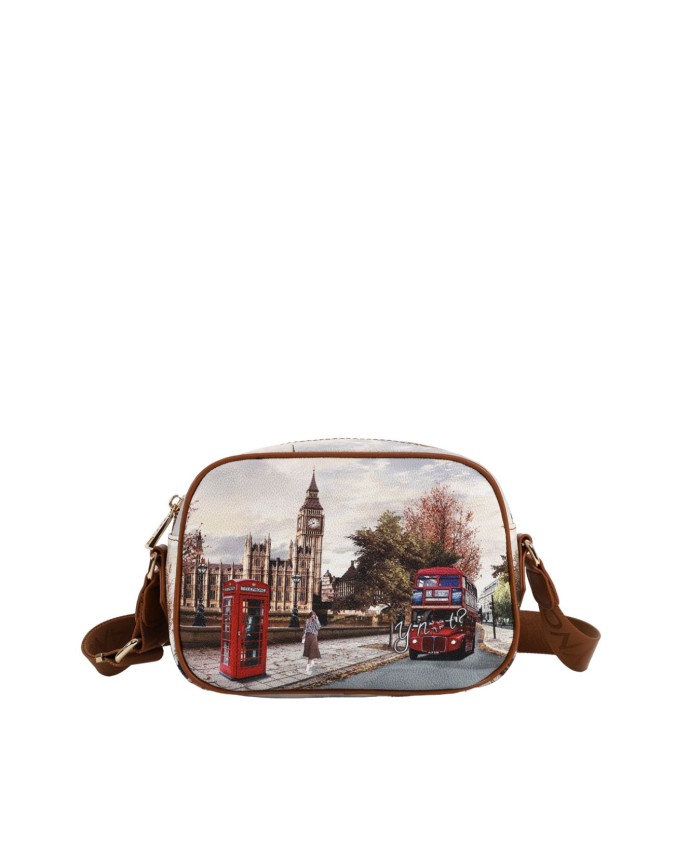 Ynot - Borsa a tracolla camera bag piccola in ecopelle stampata Yesbag