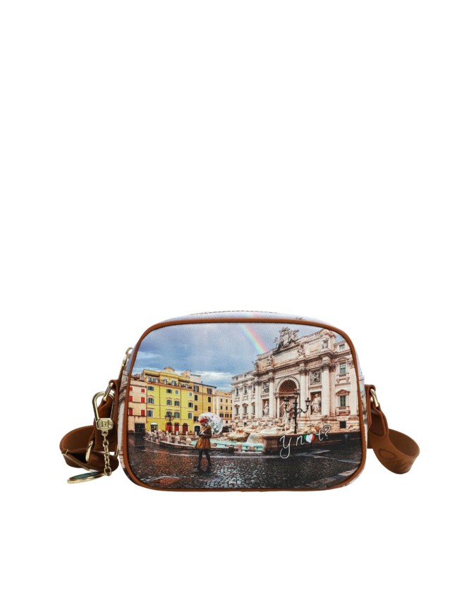 Ynot - Borsa a tracolla camera bag piccola in ecopelle stampata Yesbag