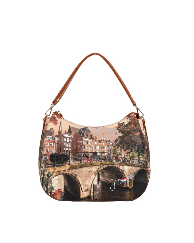 Ynot - Borsa a spalla con manico singolo in ecopelle Yesbag