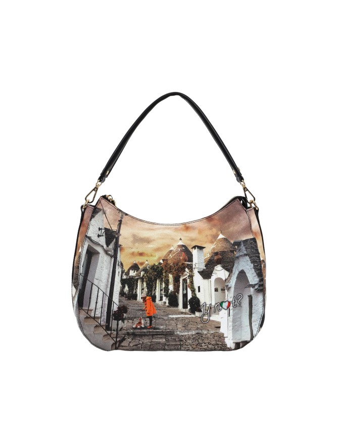 Ynot - Borsa a spalla con manico singolo in ecopelle Yesbag
