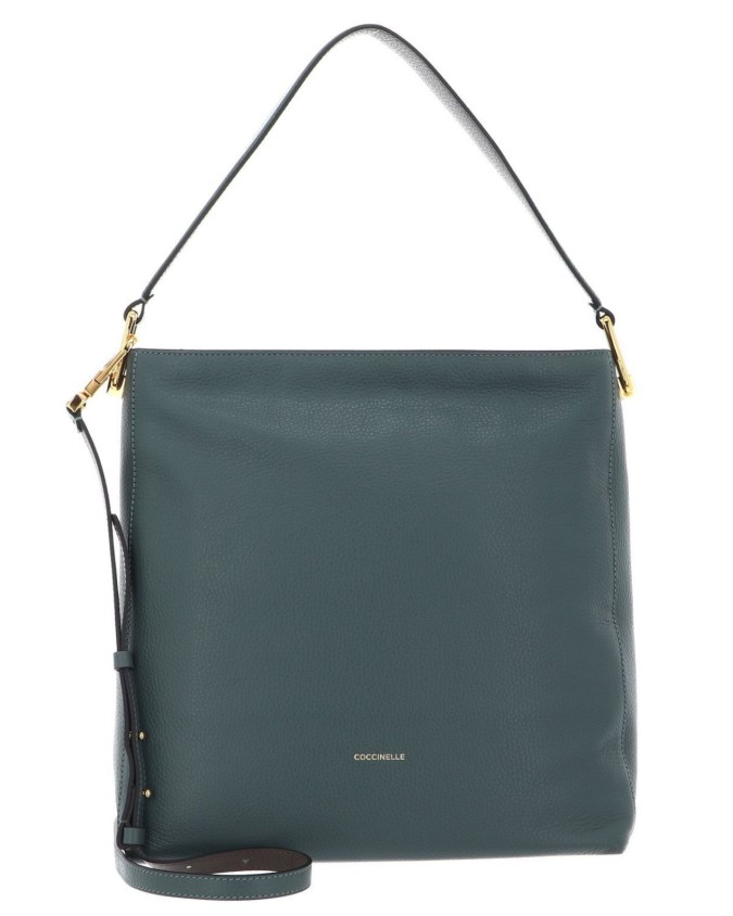 Coccinelle - Borsa hobo con tracolla in pelle granulata Liya