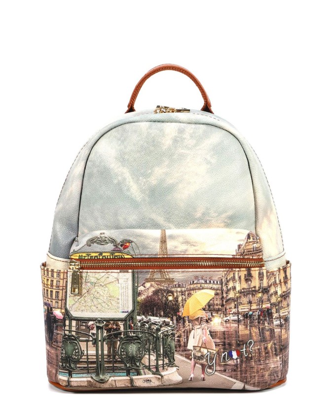 Ynot - Zaino donna medio in ecopelle stampata Yesbag