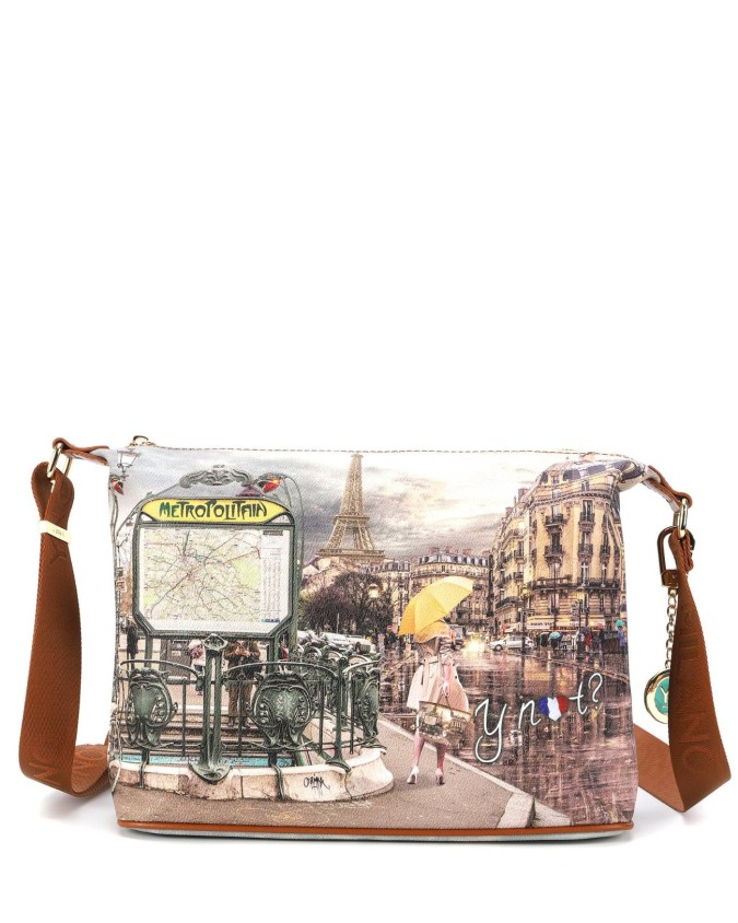 Ynot - Borsa hobo bag grande in ecopelle stampata Yesbag