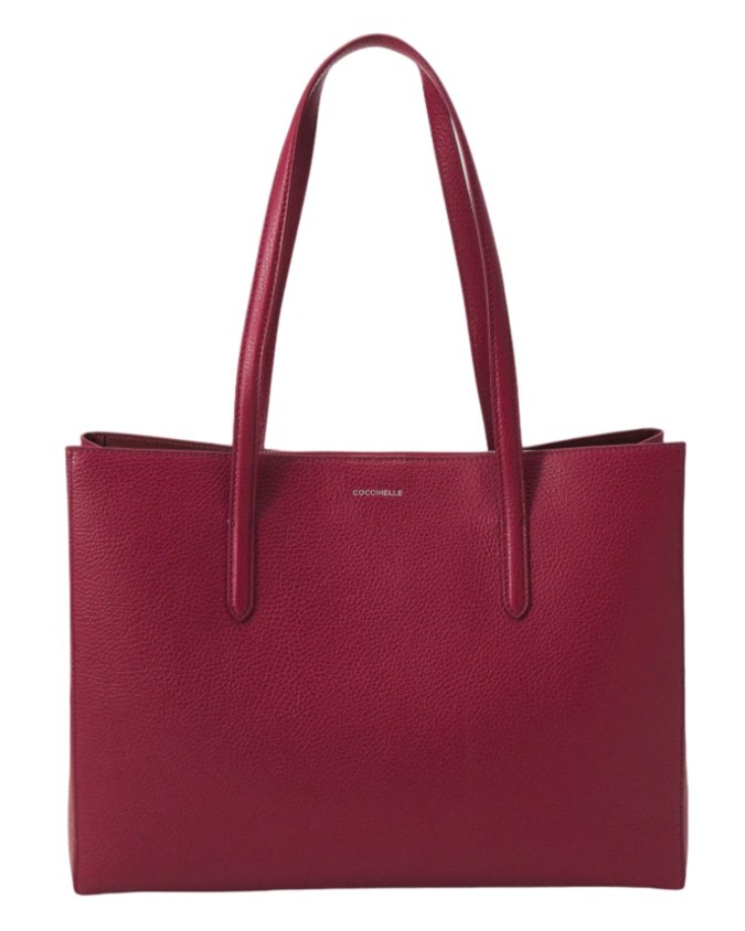 Coccinelle - Borsa shopping in pelle con doppio manico Swap