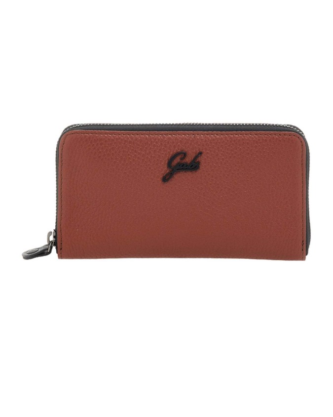 Gabs - Portafoglio donna zip around in pelle Gmoney17 Bull Black