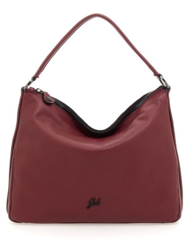 Gabs - Borsa a spalla in pelle Tg L Calliope Tube Black