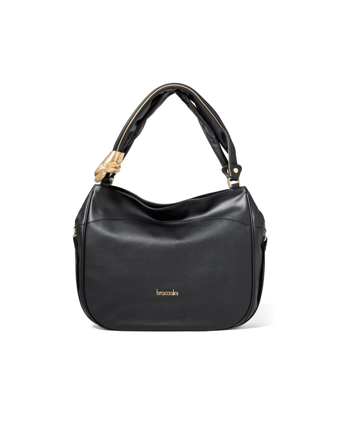 Braccialini - Borsa a spalla in pelle con doppio manico Greta